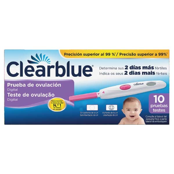 Comprar Test de Ovulacion 10 unidades Clearblue al mejor precio Olaiz